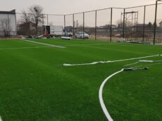 Amenajare teren multisport cu gazon artificial Domnești Ilfov
